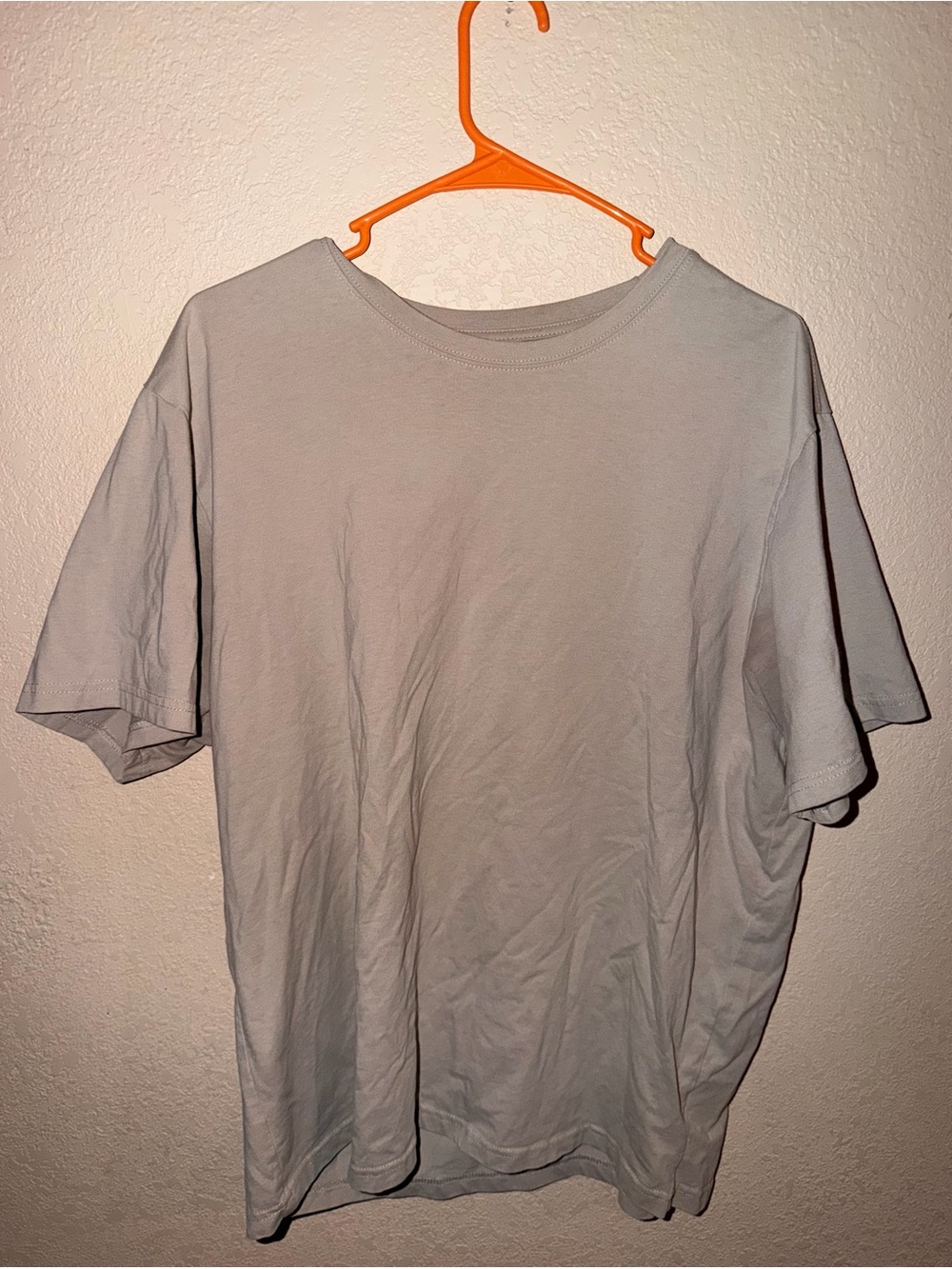 Trac Men's Short Sleeve Crew Tee in Light Gray